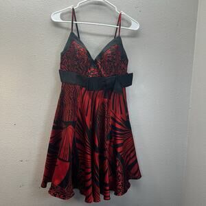 Vtg‎ Y2K Hannah S Sz 6 Sweet Heart Neckline Whimsigoth Formal Party Dress Flare